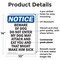Signmission Beware Of Dog Do Not Enter My OSHA Notice Sign, Plastic, 10in W x 14in L, 2PK OS-2PACK-NS-P-1014-V-10342 - alternate 2